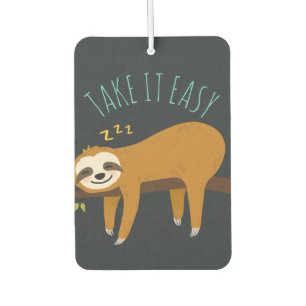 Sweet Napping Sloth "Take It Easy" Autolufterfrischer