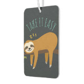 Sweet Napping Sloth "Take It Easy" Autolufterfrischer (Links)