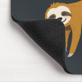 Sweet Napping Sloth "Take It Easy" Mousepad (Ecke)