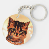 Sweet Nessy Kitty Acryl Schlüsselanhänger (2-seiti (Rückseite)