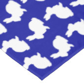 Sweet Niedlich Bunny Bunnies Pattern Tischdecke (Schrägansicht)