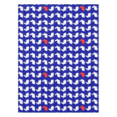 Sweet Niedlich Bunny Bunnies Pattern Tischdecke (Vorderseite)