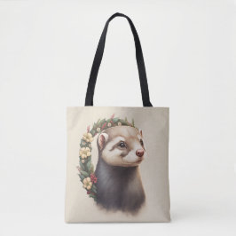 Sweet Niedlich Festive Ferret Tasche