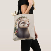 Sweet Niedlich Festive Ferret Tasche (Von Nahem)