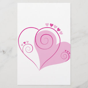 Sweet Niedlich Happy Valentine Liebe Herz weich ro Briefpapier