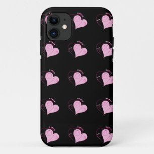 Sweet Niedlich Happy Valentine Liebe Herz weich ro Case-Mate iPhone Hülle
