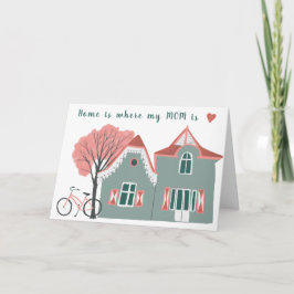 Sweet Niedlich House Mama Handmade CUSTOM Mütter T Karte