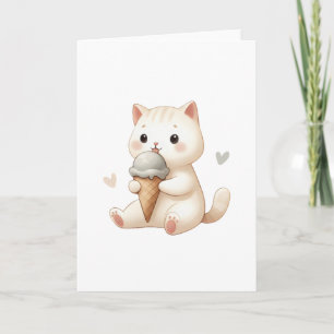 Sweet Niedlich Kitten Grußkarte für jeden Anlass Karte