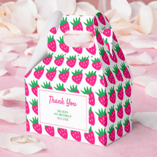 Sweet Niedlich Strawberry Pink Geburtstag Vielen D Geschenkschachtel