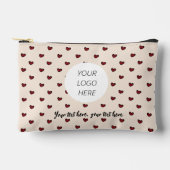 Sweet Niedlich Trendy Business Logo Company Zubehörtasche (Vorderseite)