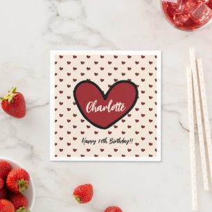 Sweet Niedlich Trendy individuelle Geburtstagspart Serviette