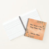 Sweet Notebook mit Blumenthema für den Muttertag Notizblock (Innenseite)