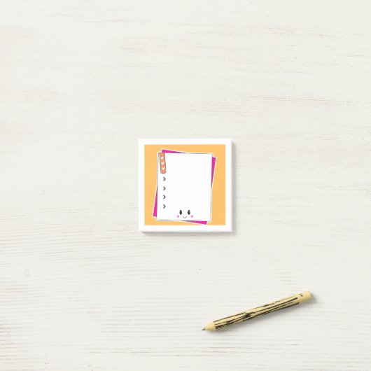 Sweet Notes - Kawaii Hearts Notes Post-it Klebezettel (Auf Schreibtisch)
