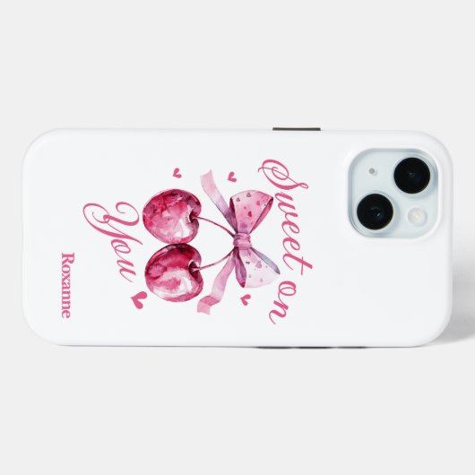 Sweet o You Customizable Valentine's Day Case-Mate iPhone Hülle (Rückseite (Horizontal))