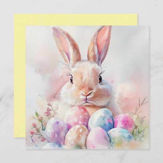 Sweet Oaster Bunny Card Feiertagskarte (Vorne/Hinten)