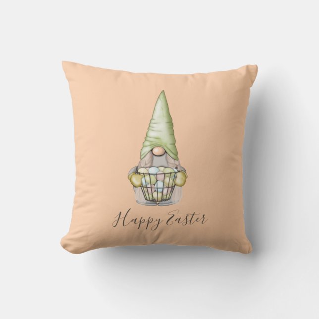 Sweet Oaster Gnome mit Eiern Kissen (Vorderseite)