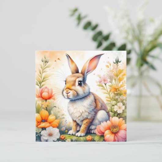 Sweet Oaster Segen Vintag Bunny Rabbit (Stehend Vorderseite)