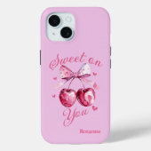 Sweet on You Customizable Valentine's Day Case-Mate iPhone Hülle (Rückseite)