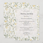 Sweet On You Lemons Bridal Shower Einladung (Vorne/Hinten)