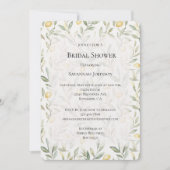 Sweet On You Lemons Bridal Shower Einladung (Vorderseite)