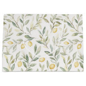 Sweet On You Lemons Wedding Große Geschenktüte (Vorderseite)