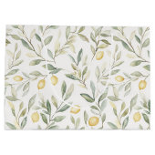 Sweet On You Lemons Wedding Große Geschenktüte (Rückseite)