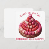 Sweet On You - Valentinstag Card Dankeskarte (Vorne/Hinten)