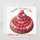 Sweet On You - Valentinstag Card Dankeskarte (Vorderseite)