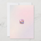 Sweet One 1. Geburtstag Einladung (Rückseite)