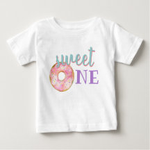 Sweet One Baby Girl Erstgeburt Outfit Donut