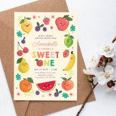 Sweet One Birthday einladen, Girls 1st Party Einla Einladung