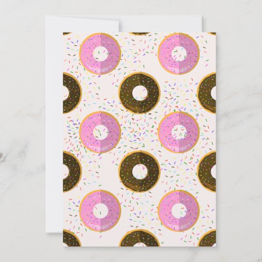 Sweet One Birthday Einladung (Rückseite)