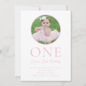 Sweet One Birthday Einladung (Vorderseite)