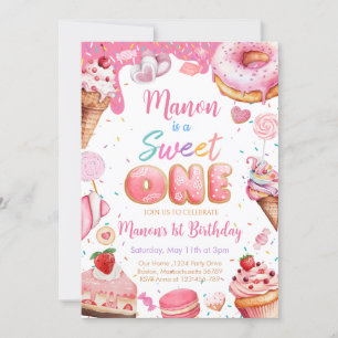 Sweet One Birthday Girl Einladung