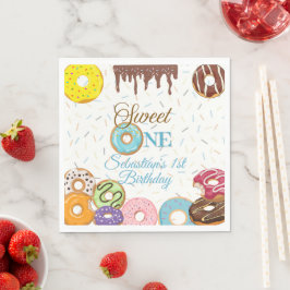 Sweet One Birthday Party Napkins |Zolltarif Serviette