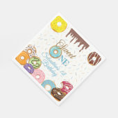 Sweet One Birthday Party Napkins |Zolltarif Serviette (Ecke)
