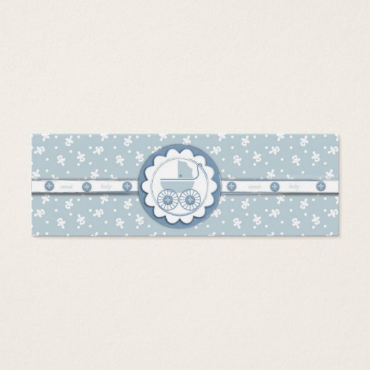 Sweet One Boy Skinny Geschenkmarke (Vorderseite)