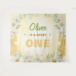 Sweet One Bumblebee 1. Geburtstagsparty Wandteppich