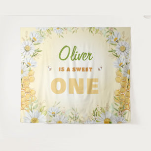 Sweet One Bumblebee 1. Geburtstagsparty Wandteppich