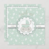 Sweet One Card Square Einladung (Vorne/Hinten)