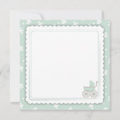 Sweet One Card Square Einladung (Rückseite)