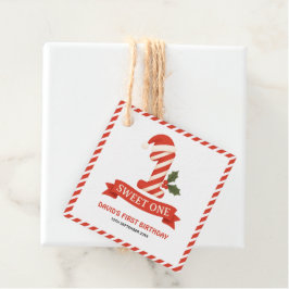 Sweet One Christmas Erster Geburtstag Geschenkanhänger