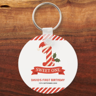 Sweet One Christmas Erster Geburtstag Schlüsselanhänger
