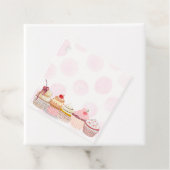 Sweet One Cupcake Geburtstagsparty Geschenkanhänger (Beispiel)