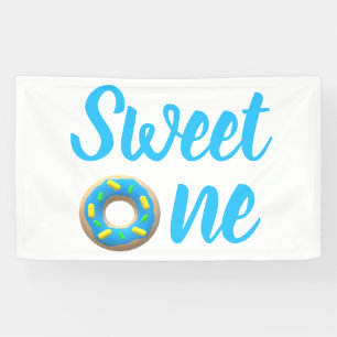 Sweet One Donut 1. Geburtstag Banner
