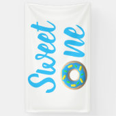 Sweet One Donut 1. Geburtstag Banner (Vertikal)