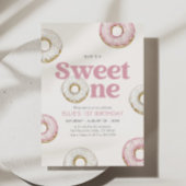 Sweet One Donut 1. Geburtstag Einladung