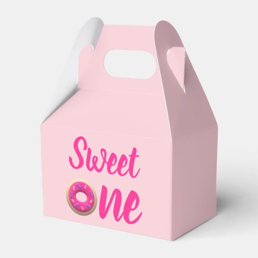 Sweet One Donut 1st Birthday Fevor Box Geschenkschachtel (Vorderseite)