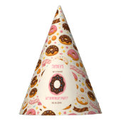 Sweet One Donut 1st Birthday Party | Cute Donut Partyhütchen (Vorderseite)
