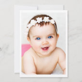 Sweet One donut Abbildung 1. Geburtstag Einladung (Rückseite)